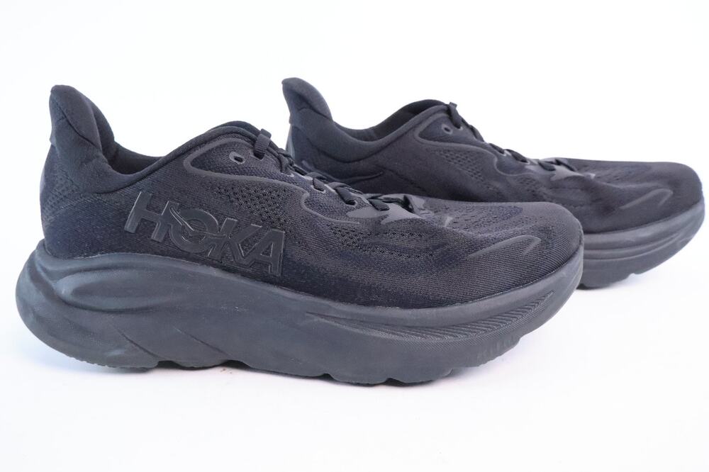 Hoka M Clifton 10 Triple Black Size 11 D Men's 1162030 BBLC Running Shoes #125